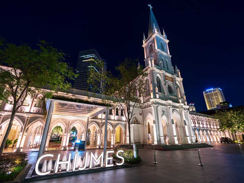 Chijmes bei Nacht