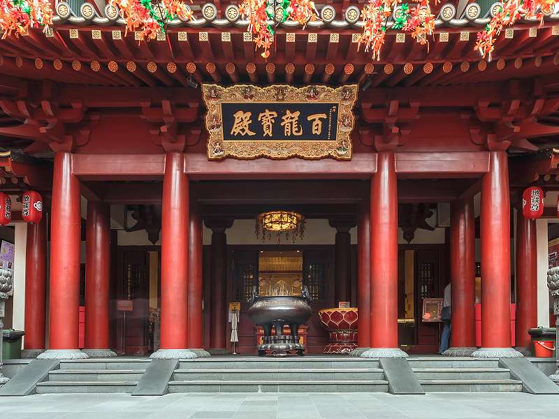 Der Eingang zum Tempel