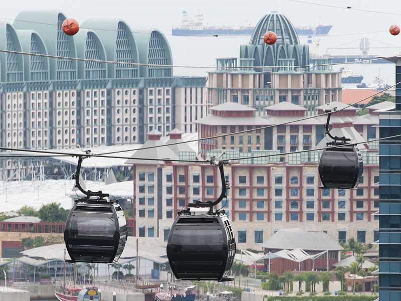 Singapur Seilbahn